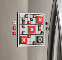 Load image into Gallery viewer, Tic Tac No Magnetic Fridge Game