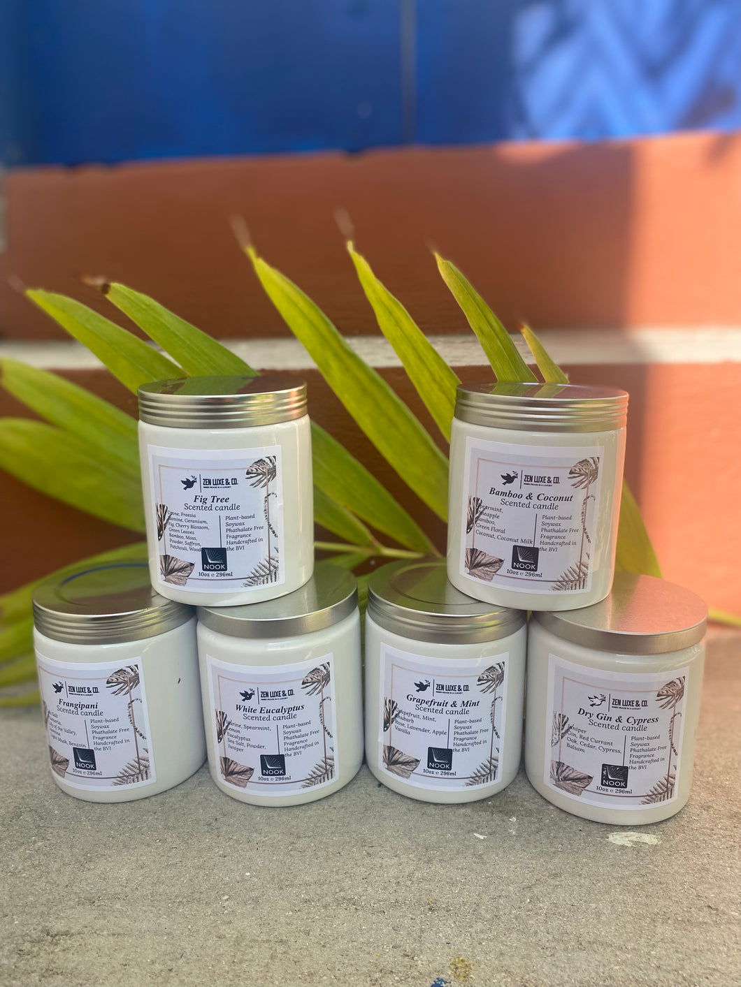Zen Luxe Scented Candle - White Eucalyptus