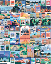 Load image into Gallery viewer, 50 Awe-Inspiring Travel Destinations Bucket List 1000-Piece Puzzle

