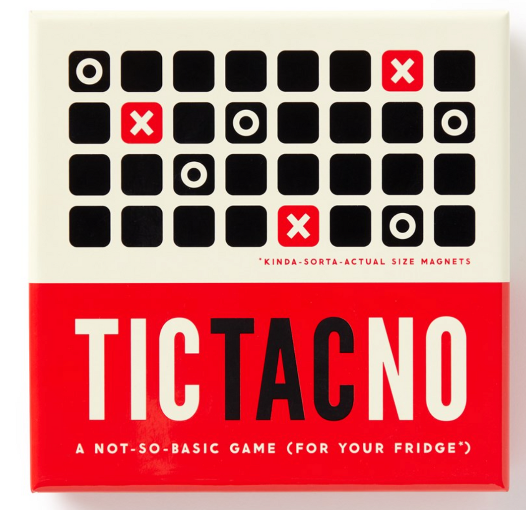 Tic Tac No Magnetic Fridge Game