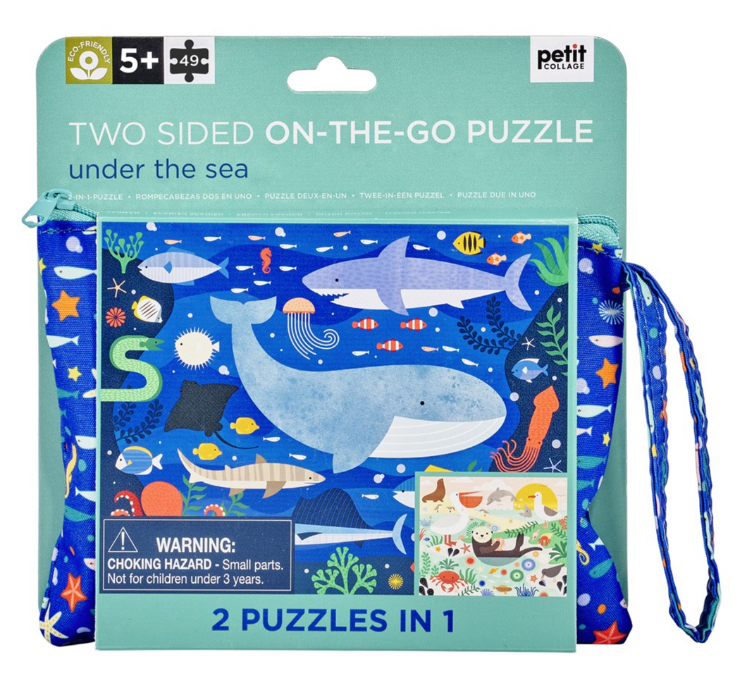 Two-sided On-the-Go Puzzle- Under the Sea