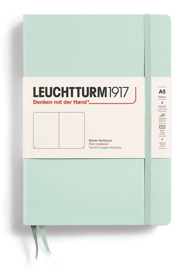 Hardcover Notebook - Medium, Mid Green