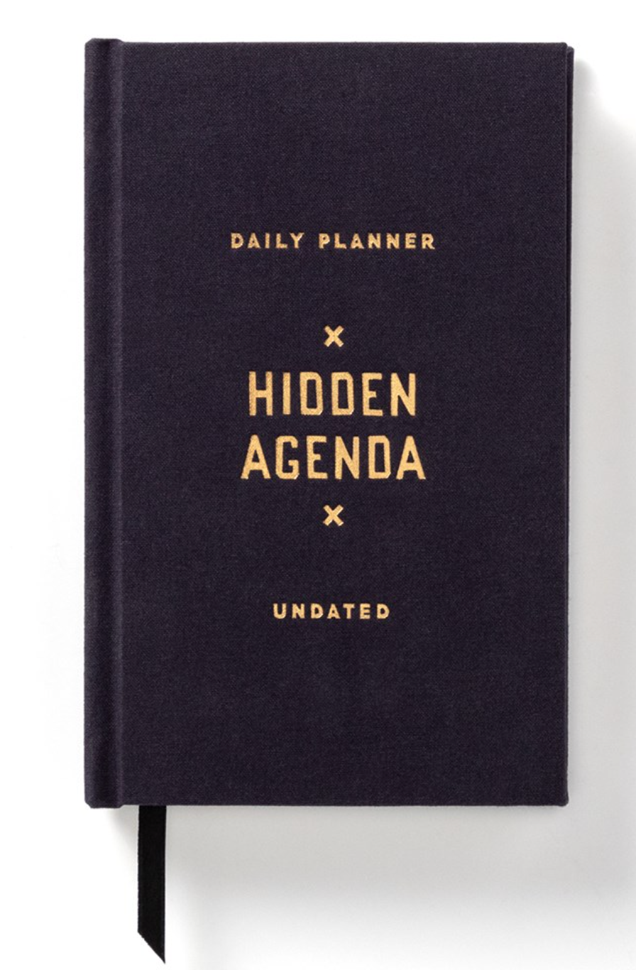 Hidden Agenda Undated Mini Planner