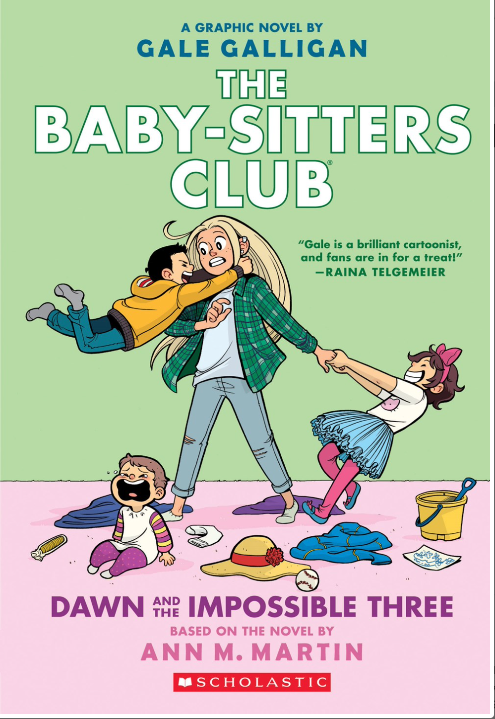 Dawn and the Impossible Three: A Graphic Novel (The Baby-Sitters Club #5)