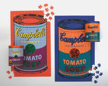 Load image into Gallery viewer, Andy Warhol Soup Can Red Violet 300 Piece Puzzle
