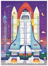 Load image into Gallery viewer, Space Shuttle 48 Piece Mini Puzzle
